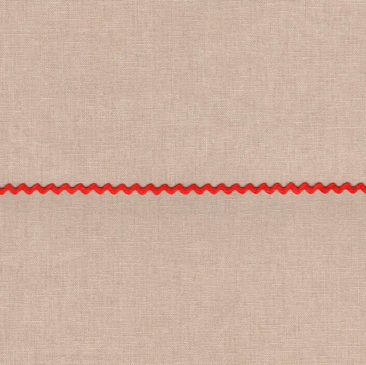 3/16" / orange Cotton Ric Rac Trim