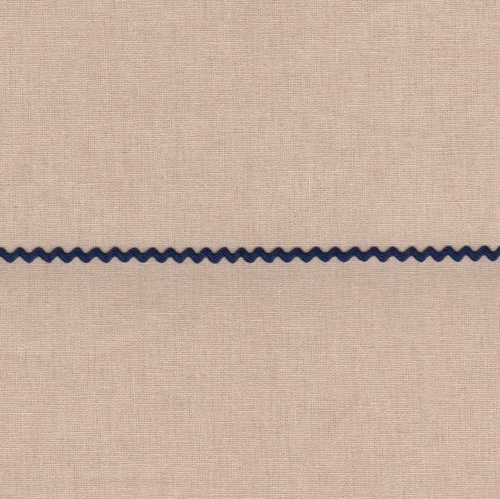 3/16" / navy Cotton Ric Rac Trim