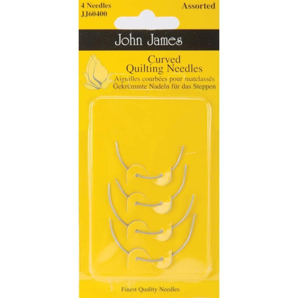 Curved Quilting, Assorted Sizes, 4 Count, John James