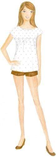 Daisy Adult's Top, Citronille