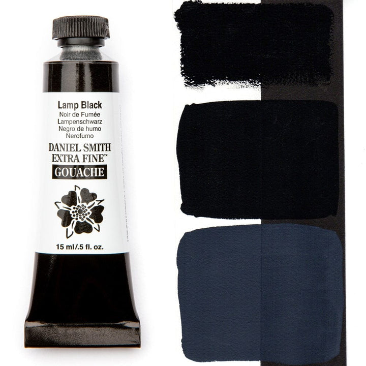 Daniel Smith Extra Fine Gouache - Lamp Black