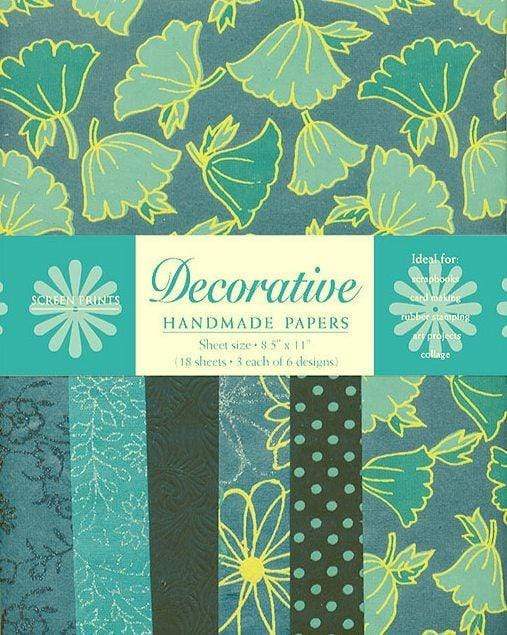 Decorative Paper Pack in Turquoise and Blue