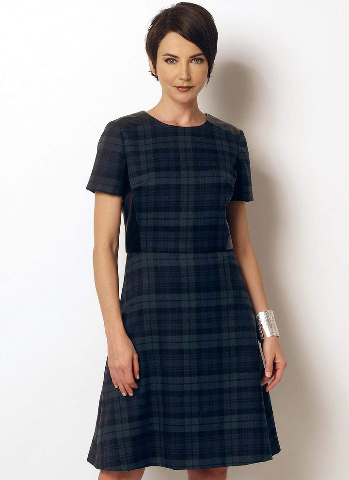 Draped Collar Coat and Dress, Larger Sizes, Lisette for Butterick B6244