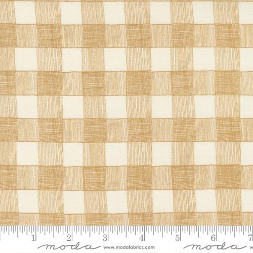 Drawn Plaid in Sunshine - Birdsong by Gingiber - MODA