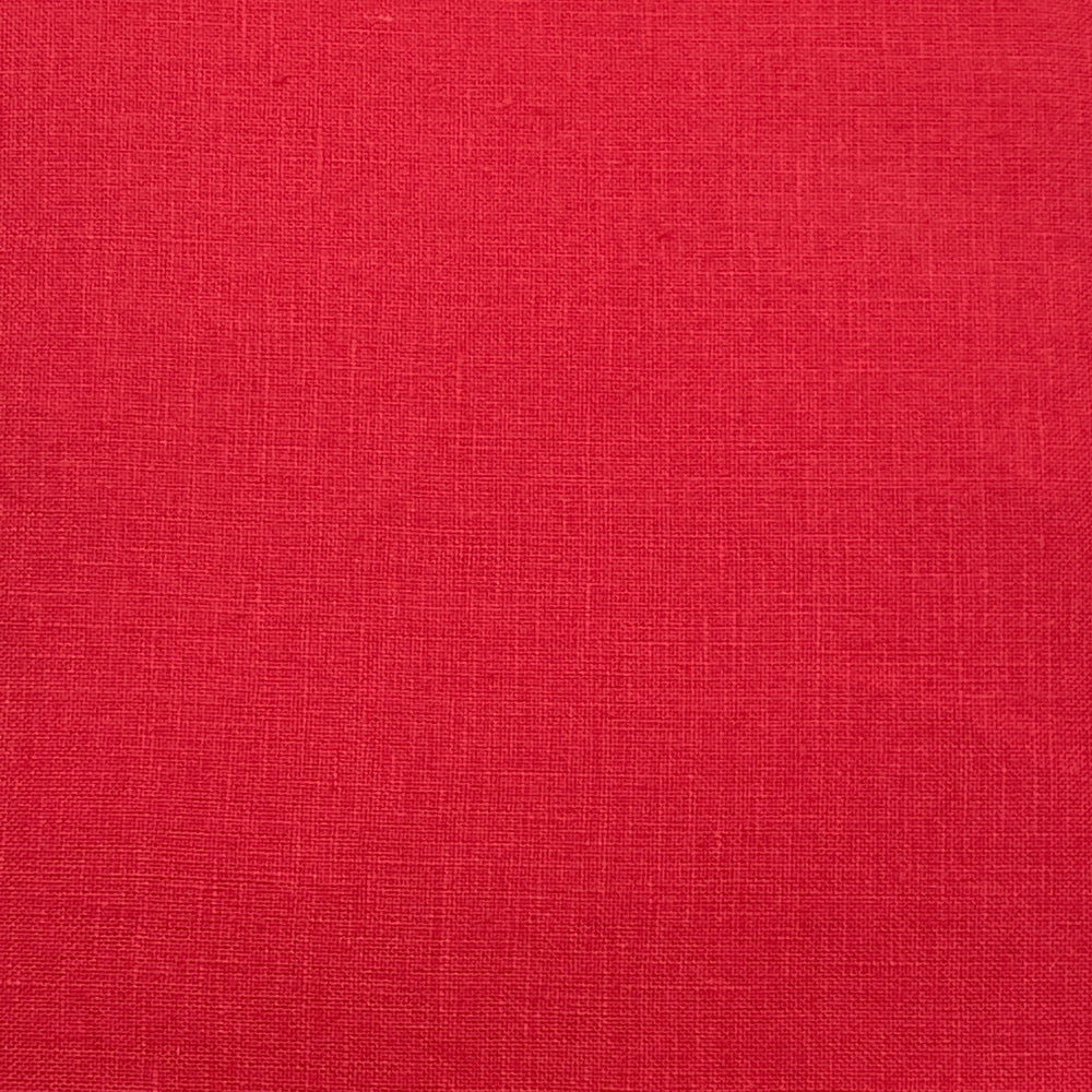 Driftwood Linen in Red - Pillow Cut - 22" x 29"