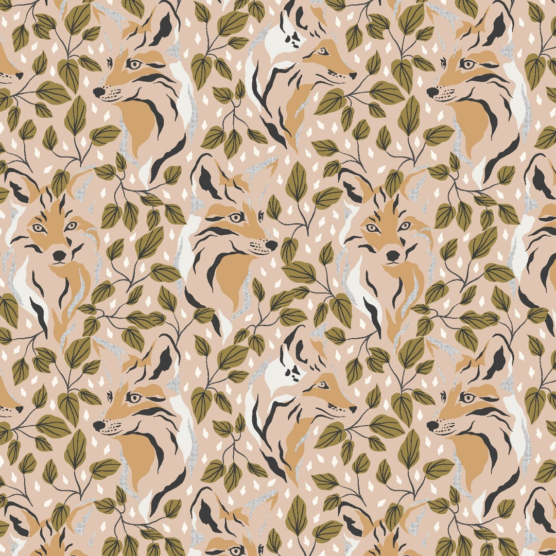 Elusive Fox in Metallic Dusty Peach - Magic of Yosemite Collection - RJR