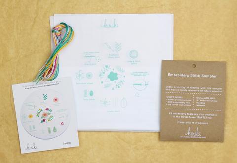 Embroidery Sampler ~ Spring