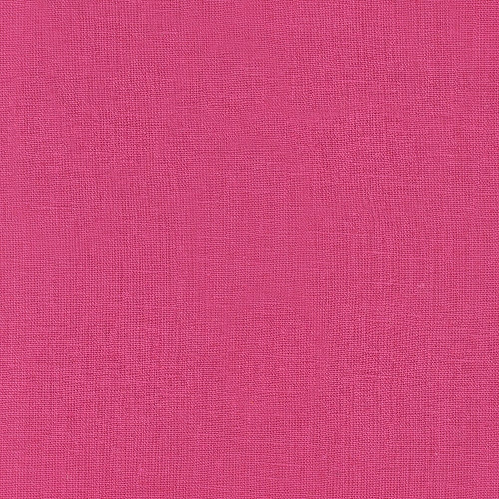 Essex Linen Cotton Blend Solid in Hot Pink