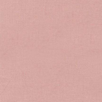 Essex Linen Cotton Blend Solid in Rose