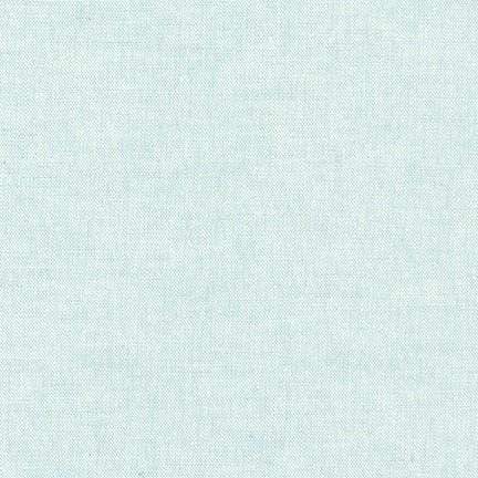 Essex Yarn Dyed Linen Cotton Blend in Aqua