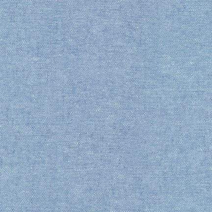 Essex Yarn Dyed Linen Cotton Blend in Cadet