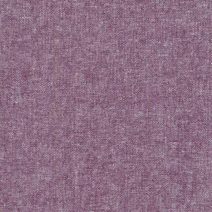 Essex Yarn Dyed Linen Cotton Blend in Eggplant