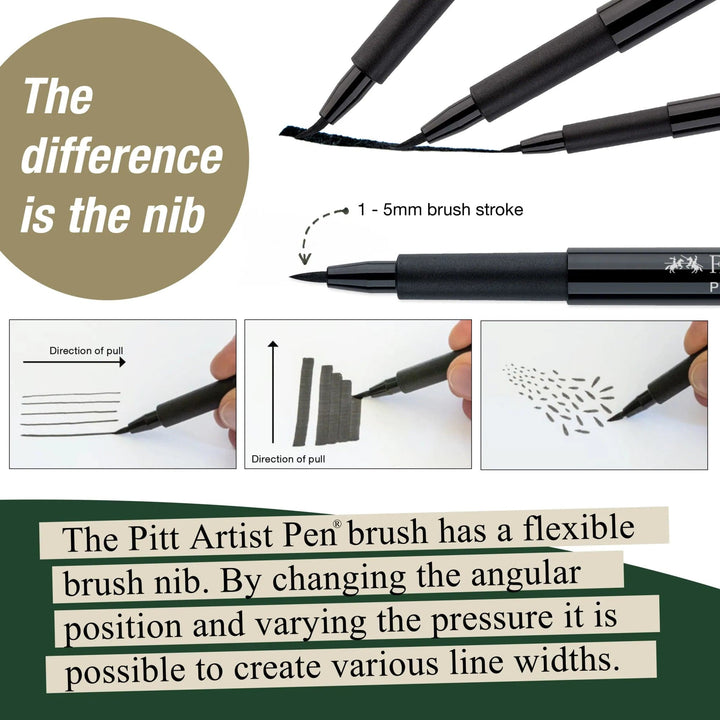 Faber-Castell Pitt Artist Pen Brush - 199 Black