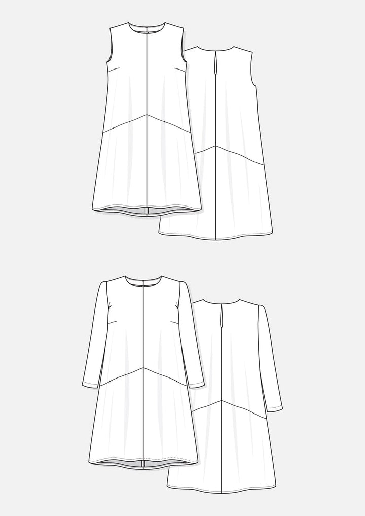 Farrow Dress Sizes 0-30 - Grainline Studio