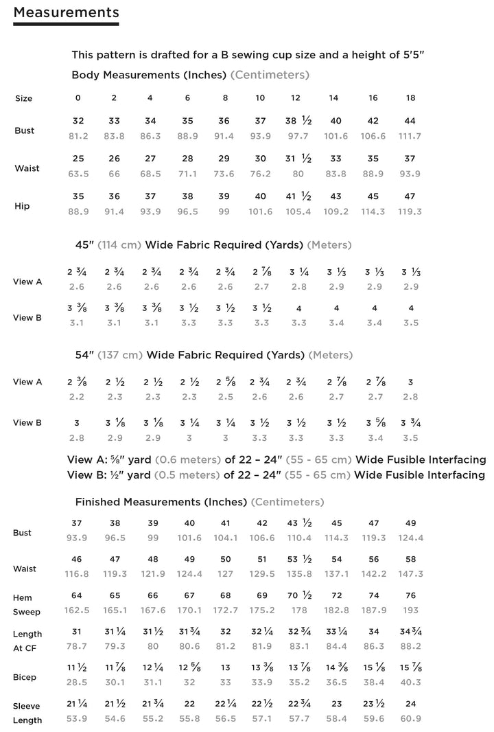 Farrow Dress Sizes 0-30 - Grainline Studio