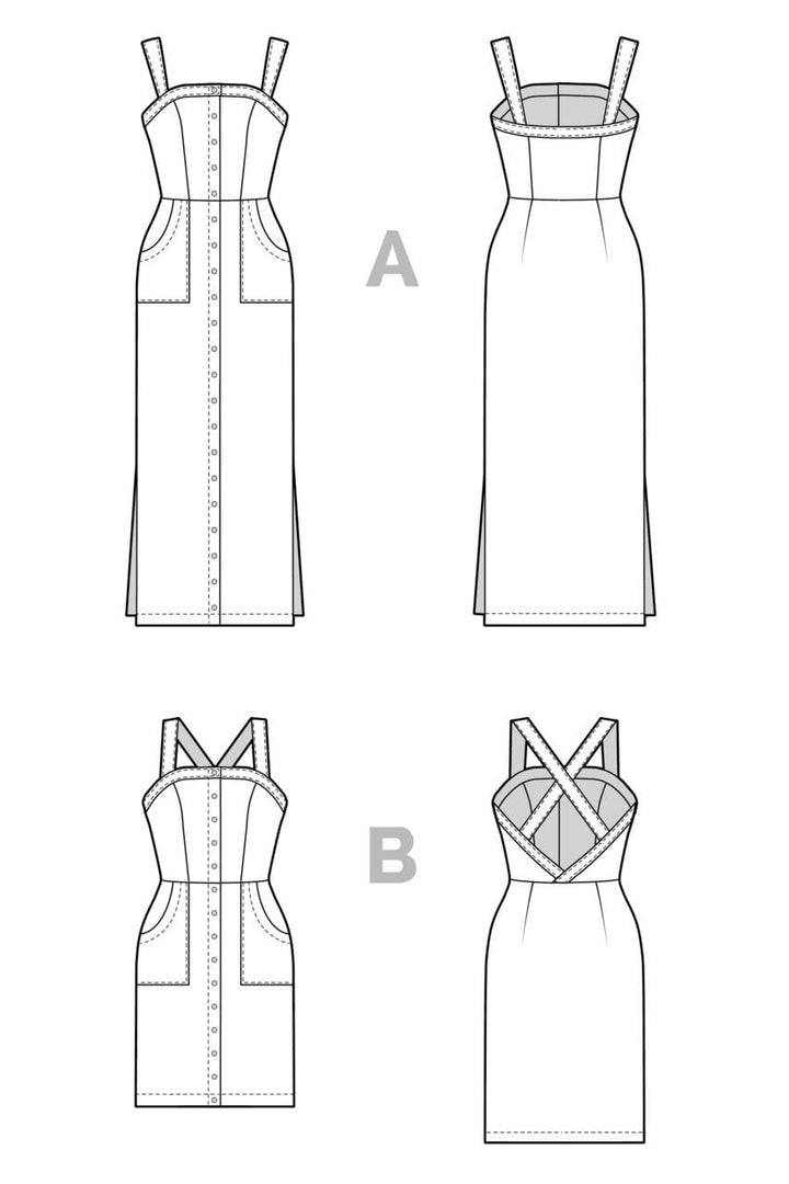 Fiona Dress, Closet Case Patterns