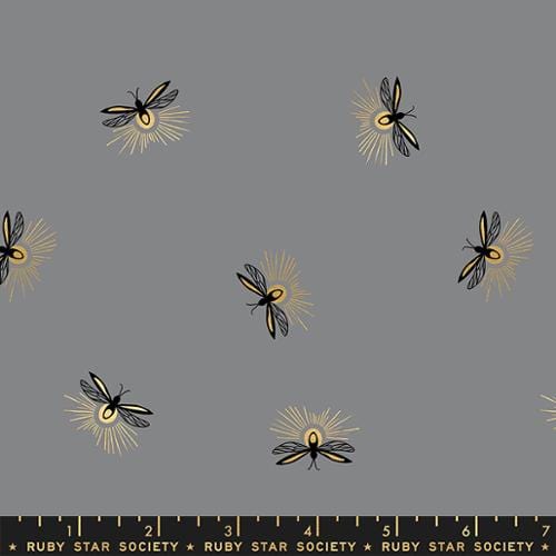 Fireflies in Falcon Metallic - Firefly by Sarah Watts for Ruby Star Society