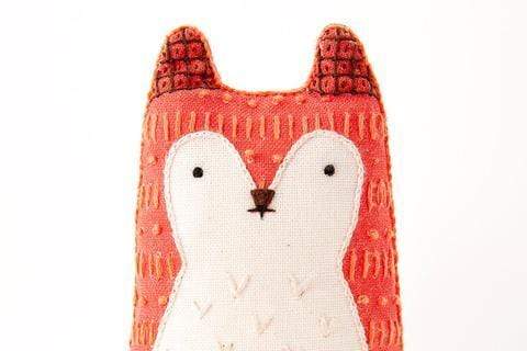 Fox Embroidery Kit from Kiriki