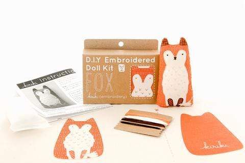 Fox Embroidery Kit from Kiriki