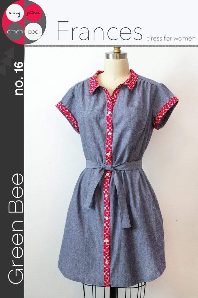 Frances Dress, Green Bee