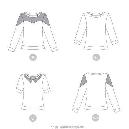 Fraser Sweatshirt, Sewaholic