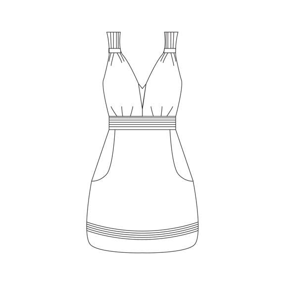 Gathering Apron, Sew Liberated