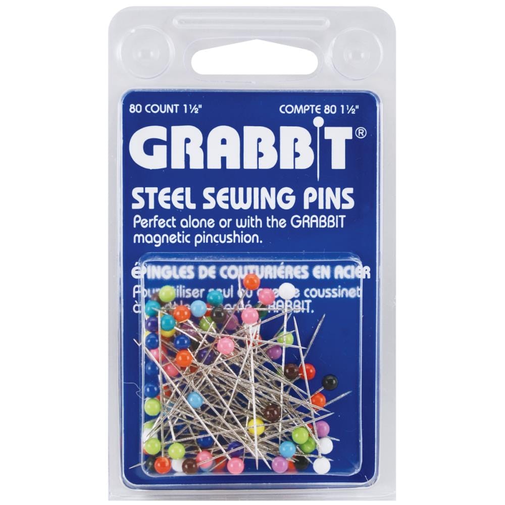 Grabbit Steel Sewing Pin Refill Set