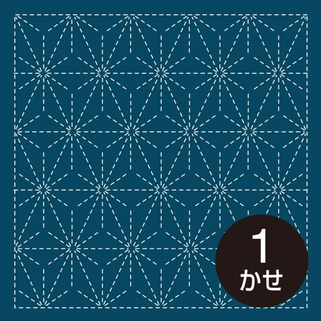 Hana-Fukin206 Asanoha (Hemp leaf) (Navy)