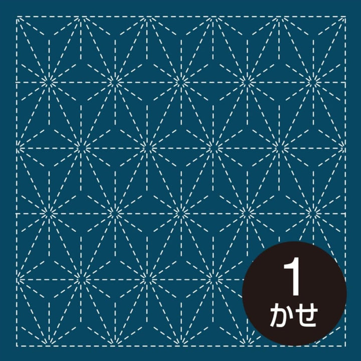 Hana-Fukin206 Asanoha (Hemp leaf) (Navy)