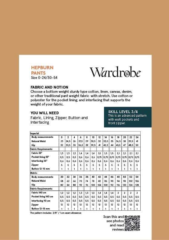 Hepburn Pants - Wardrobe by Me