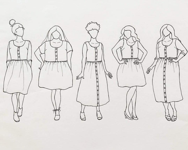 Hinterland Dress, Sew Liberated