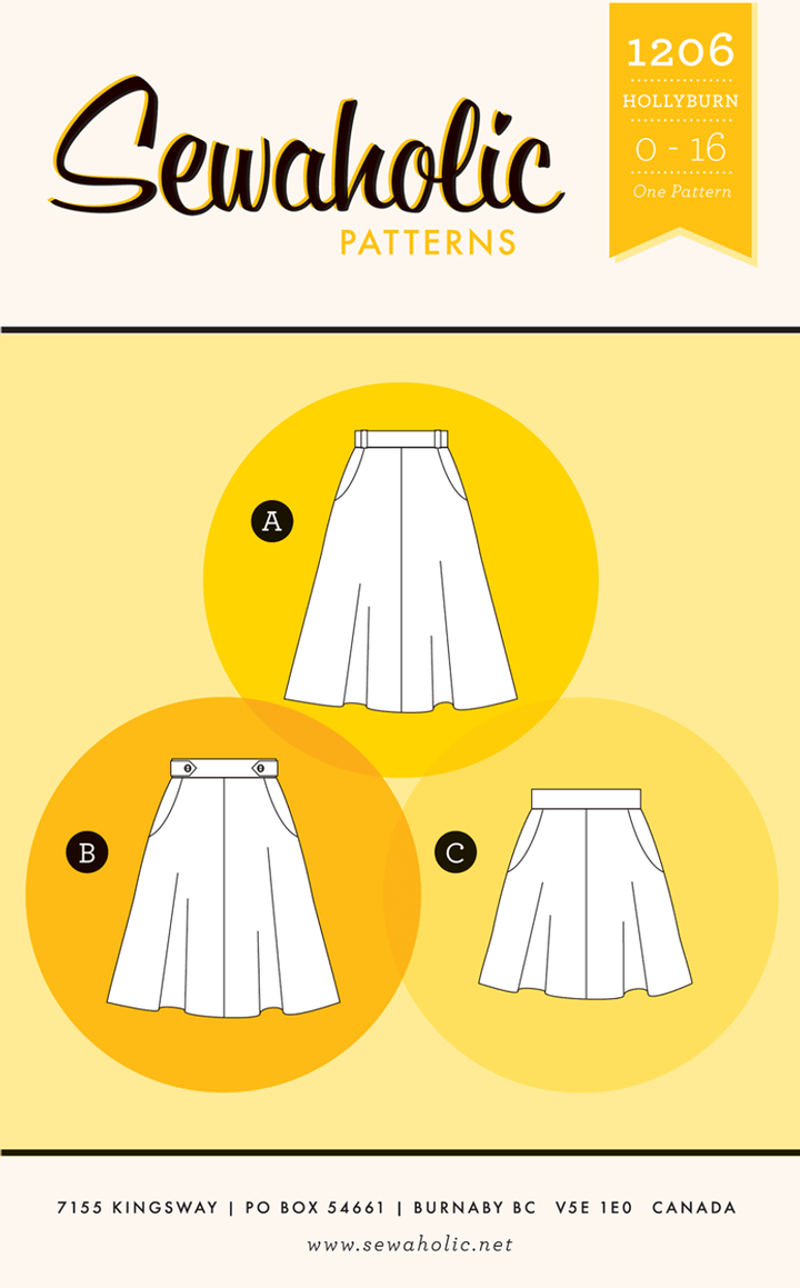 Hollyburn Skirt, Sewaholic