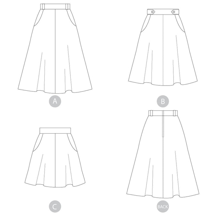 Hollyburn Skirt, Sewaholic