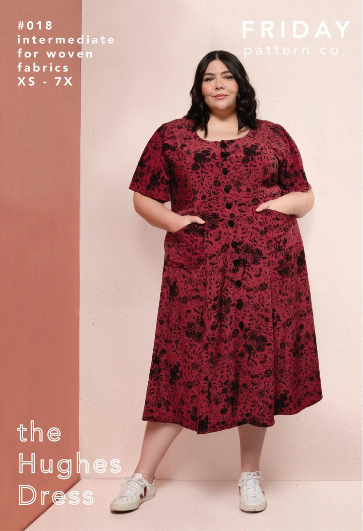 Hughes Dress - Friday Pattern Company - Sizes XS-7X