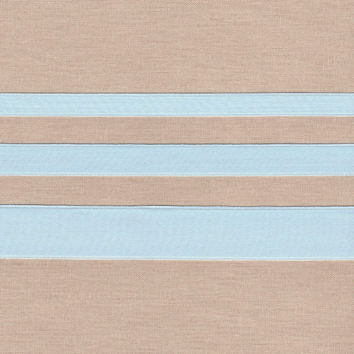 3/8" wide Ice Blue Cotton Ribbon with Satin Finish