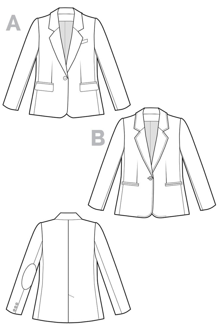 Jasika Blazer, Closet Case Patterns