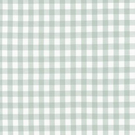 Kitchen Window Gingham, 3/8" in Desert Green