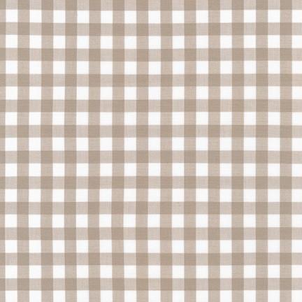Kitchen Window Gingham, 3/8", in Doeskin