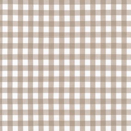 Kitchen Window Gingham, 3/8", in Doeskin