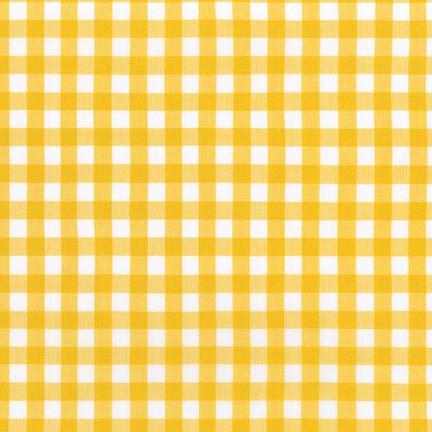 Kitchen Window Gingham, 3/8", in Grellow