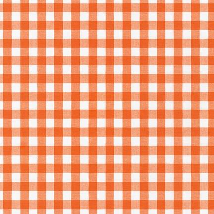 Kitchen Window Gingham, 3/8" in Marmalade