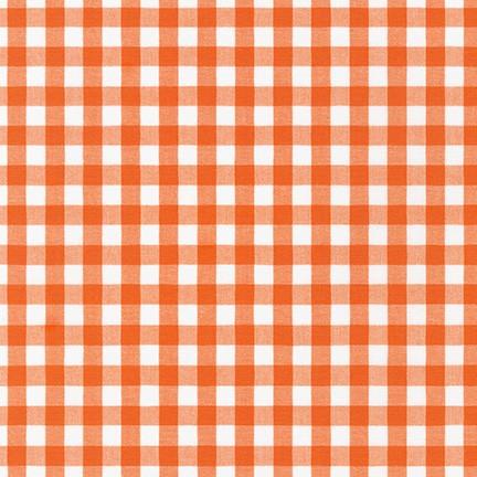 Kitchen Window Gingham, 3/8" in Marmalade