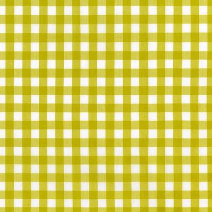 Kitchen Window Gingham, 3/8", in Pickle