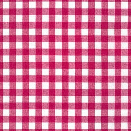 Kitchen Window Gingham, 3/8", in Pommegranate