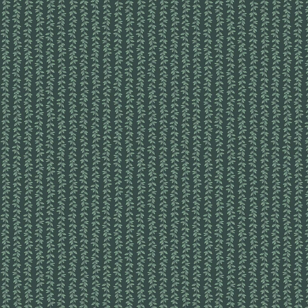 Laurel Stripe in Hunter - Strawberry Fields by Rifle Paper Co.