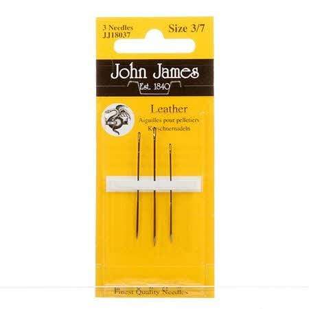John James Leather Needle Pkg Sz 3/7