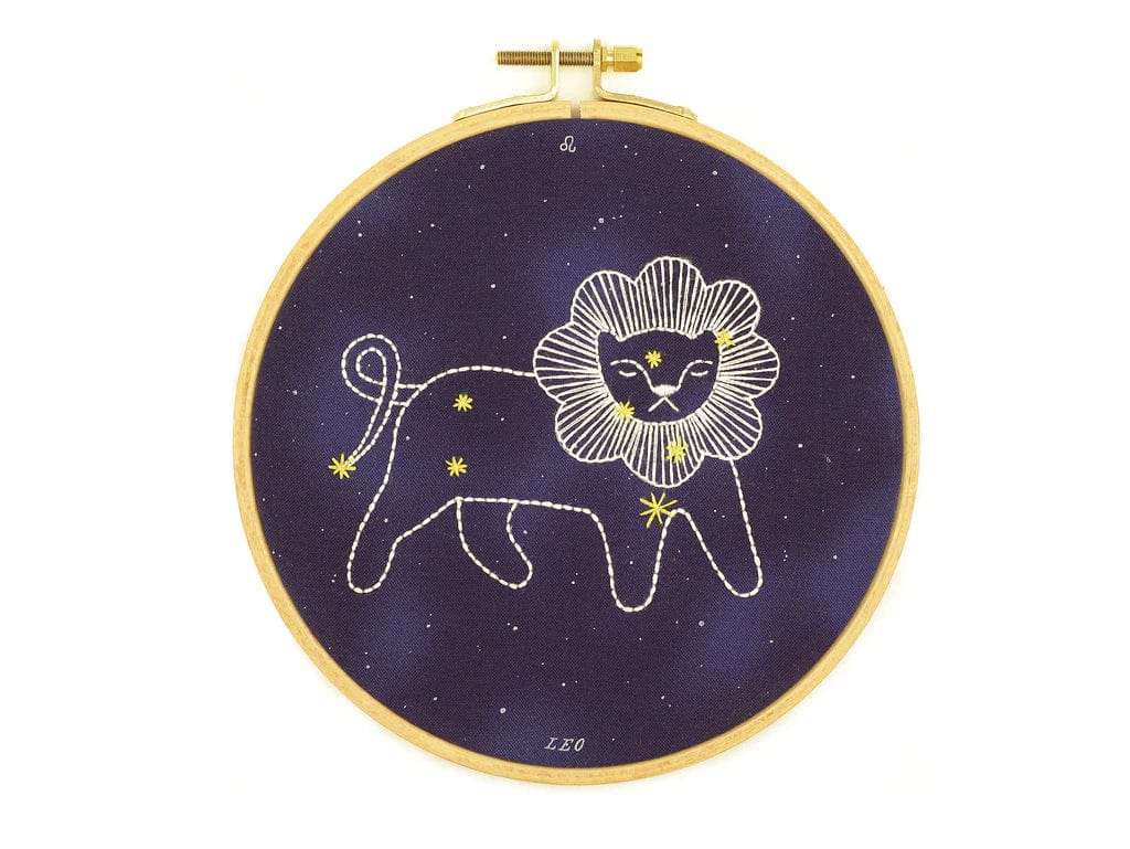 Leo Embroidery Kit - Constellation Series from Kiriki