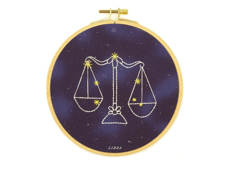 Libra Embroidery Kit - Constellation Series from Kiriki