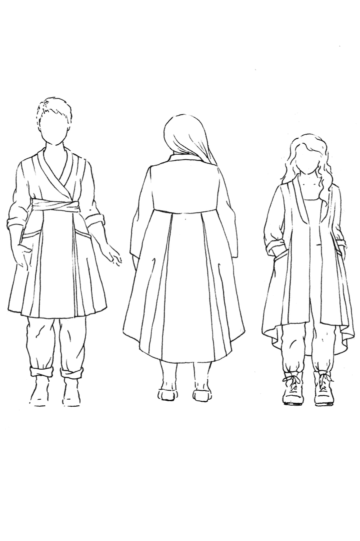 Lichen Duster Sizes 0-30 - Sew Liberated