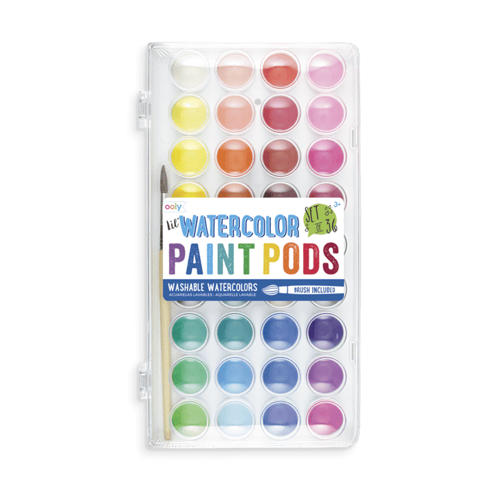 Lil' Watercolor Paint Pods (37 Piece Set)